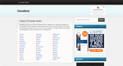 Desktop Screenshot of carcademy.com