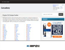 Tablet Screenshot of carcademy.com